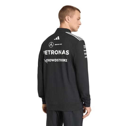 Mercedes AMG Petronas adidas F1 2026 Team 1/4 Zip Sweat - Black