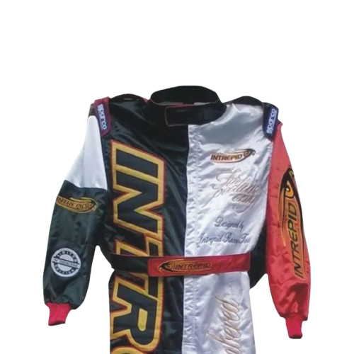 INTREPID Go Kart Race Suit Embroidery