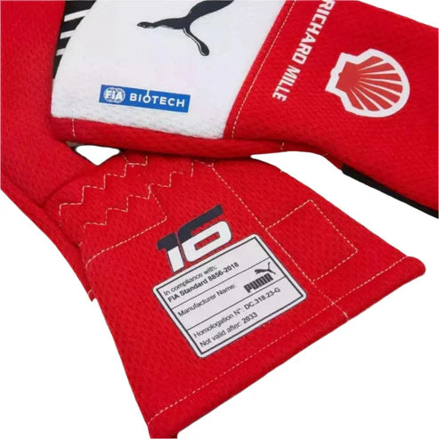 Scuderia Ferrari Charles Leclerc F1 PRO gloves - Joshua Vides