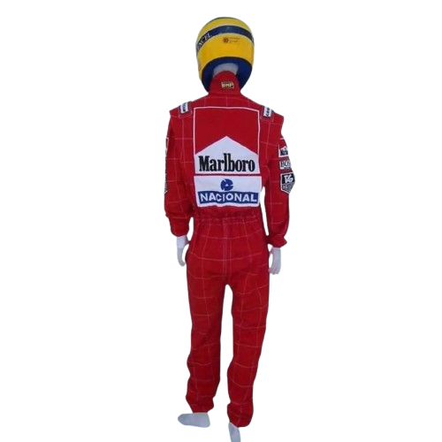 Ayrton Senna Mclaren Embroidery 1991 F1 Replica Race Suit