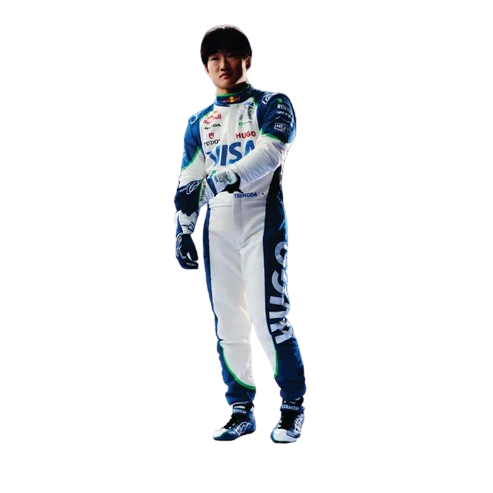 Yuki Tsunoda 2025 RB racing f1 suit