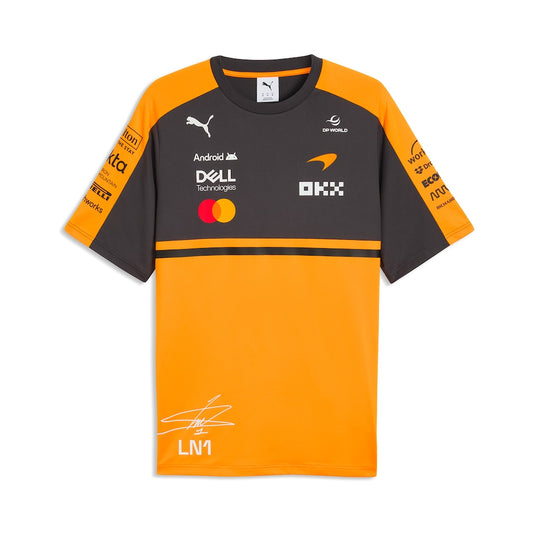 McLaren 2026 Team Lando Norris Driver Set Up T-Shirt - Papaya