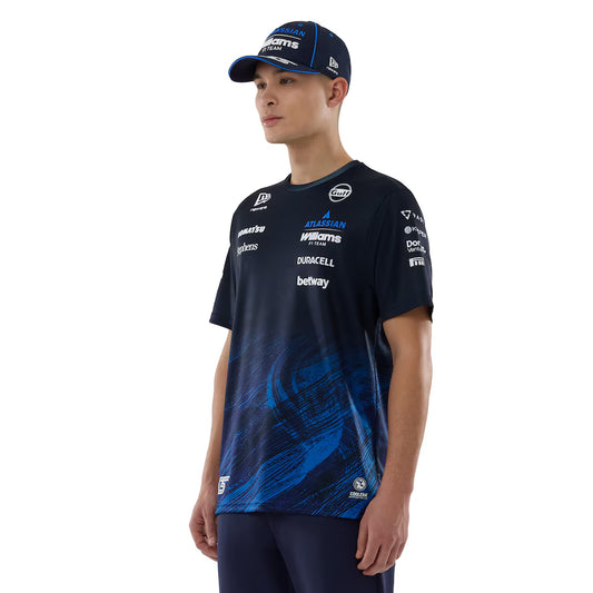 Williams Racing New Era Carlos Sainz Replica Tech T-Shirt | Official F1 Teamwear