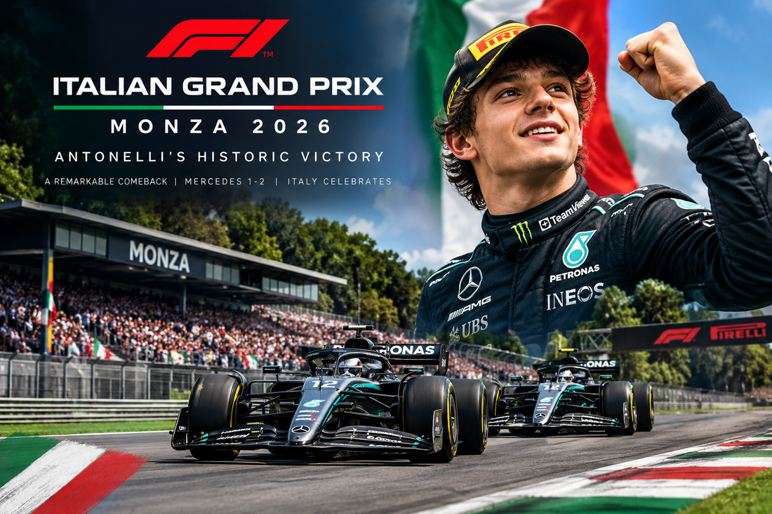 F1 Italian Grand Prix 2026: Kimi Antonelli’s Historic Monza Victory