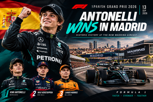 2026 F1 Spanish Grand Prix: Kimi Antonelli Wins Historic Madrid Race