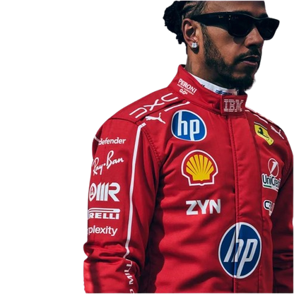 Lewis Hamilton 2026 Ferrari Monza Replica Racing Suit