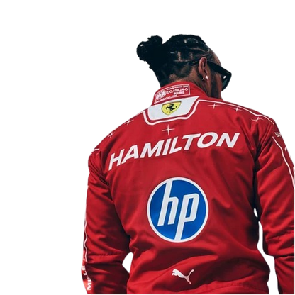 Lewis Hamilton 2026 Ferrari Monza Replica Racing Suit