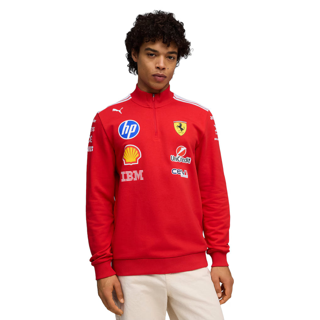 Scuderia Ferrari 2026 Team T7 1/2 Zip Sweat