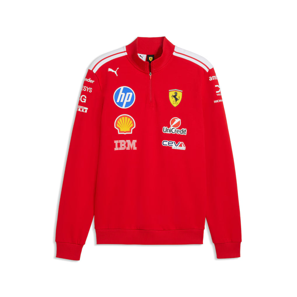 Scuderia Ferrari 2026 Team T7 1/2 Zip Sweat