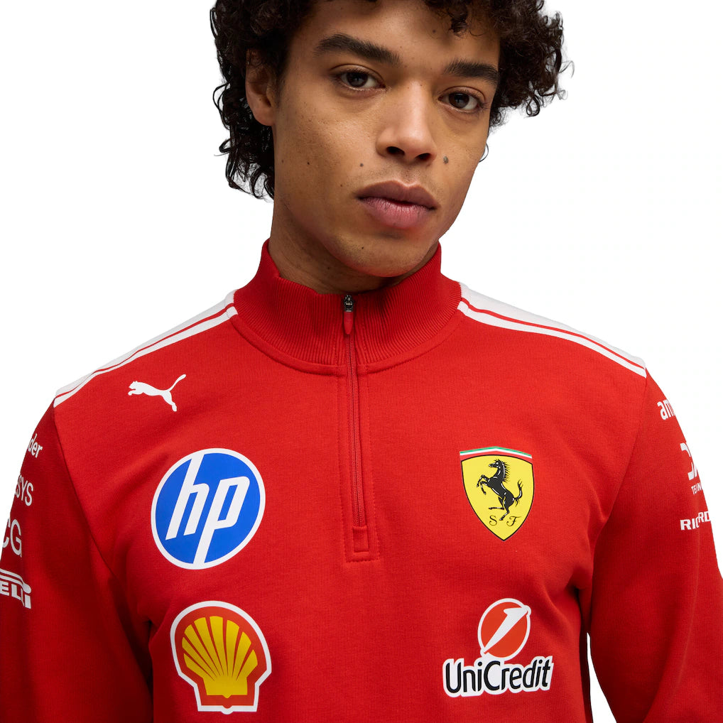 Scuderia Ferrari 2026 Team T7 1/2 Zip Sweat