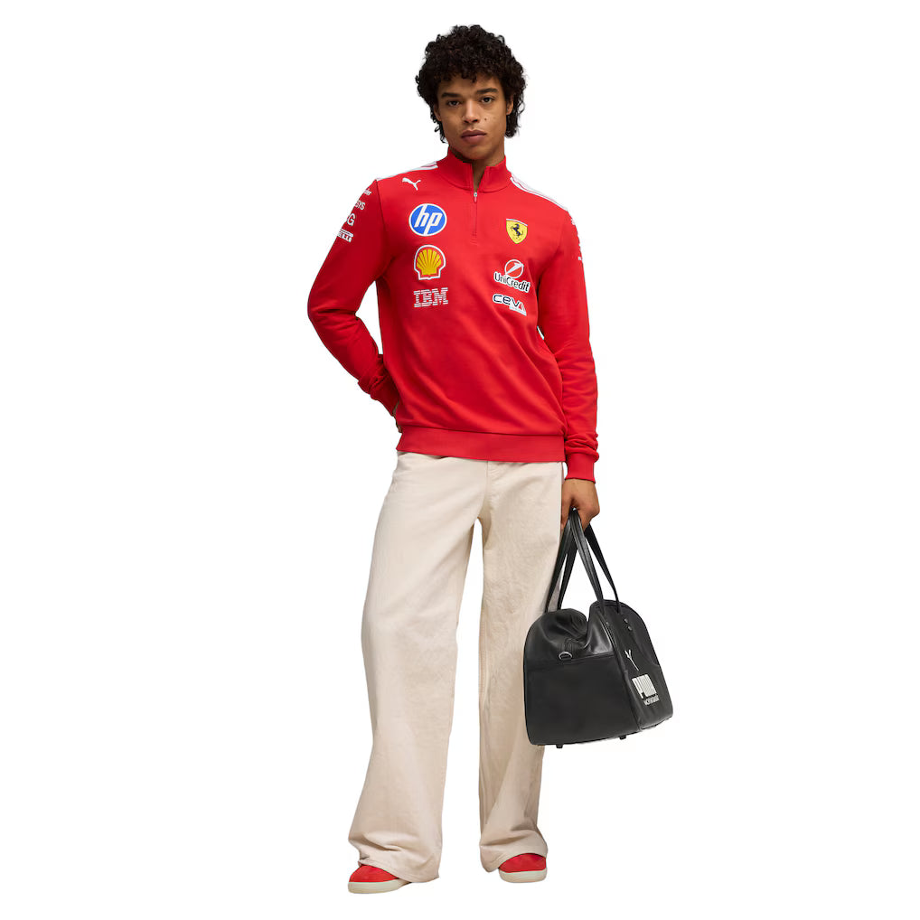 Scuderia Ferrari 2026 Team T7 1/2 Zip Sweat