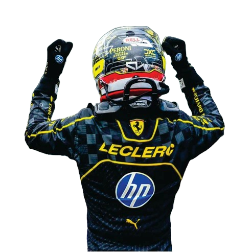 Charles Leclerc 2024 Italy GP Scuderia Ferrari HP F1 Team Replica Racing Suit