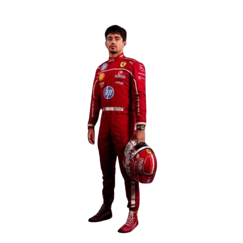 2025 Charles Leclerc Scuderia Ferrari Hp Formula 1 Race Suit