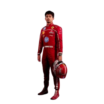 2025 Charles Leclerc Scuderia Ferrari Hp Formula 1 Race Suit