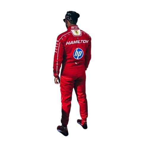 Lewis Hamilton 2026 Ferrari Monza Replica Racing Suit