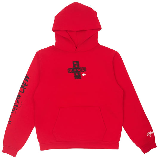 +44 Vegas Dayz Pullover Hoodie - Unisex - Cherry Red