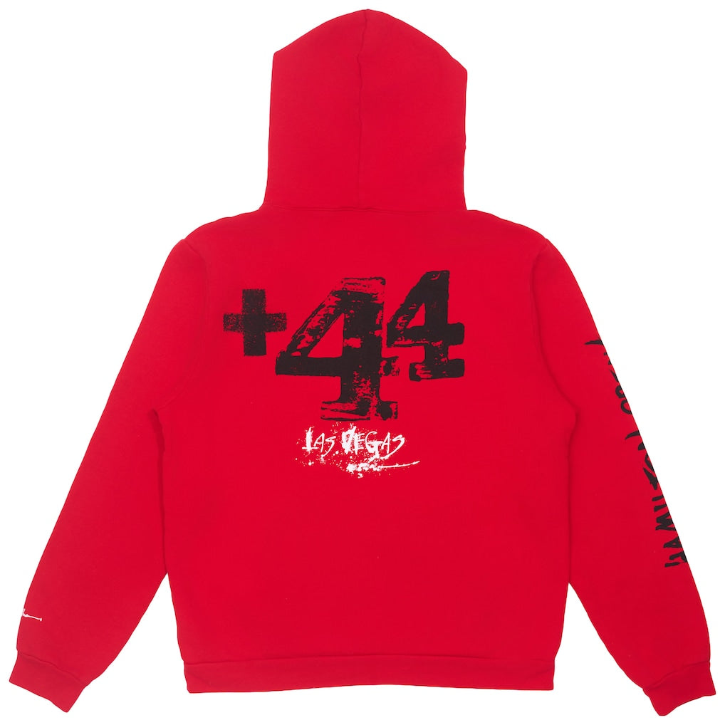 +44 Vegas Dayz Pullover Hoodie - Unisex - Cherry Red