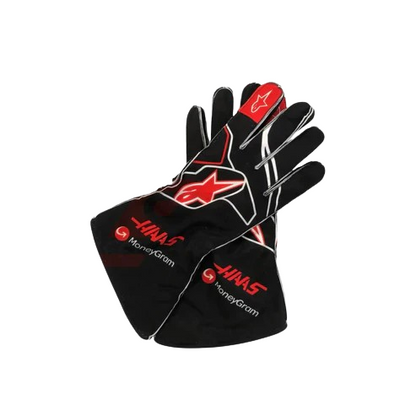 2025 Haas F1 Team Race Gloves – New MoneyGram Replica Driver Gear