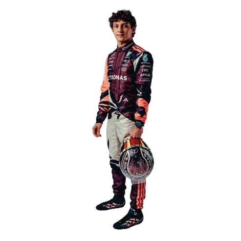 Andrea Kimi Antonelli 2025 Miami GP Mercedes f1 suit