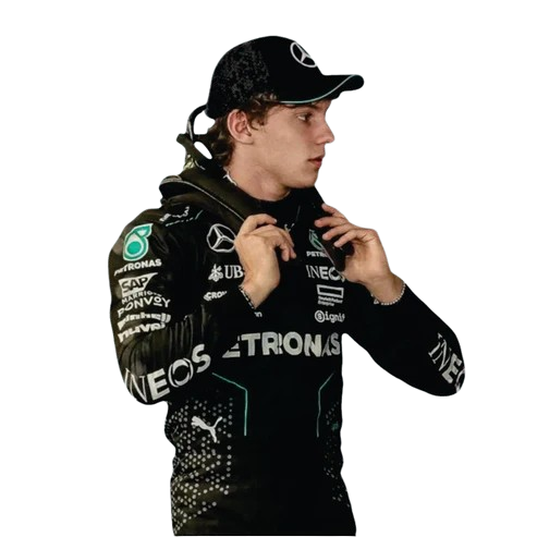 Andrea Kimi Antonelli 2024 Mercedes f1 suit