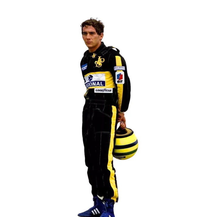 Ayrton Senna 1985 Jps Embroidery f1 race suit