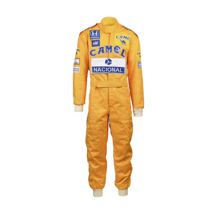 Ayrton Senna 1987 Camel Embroidery Monaco GP f1 race suit