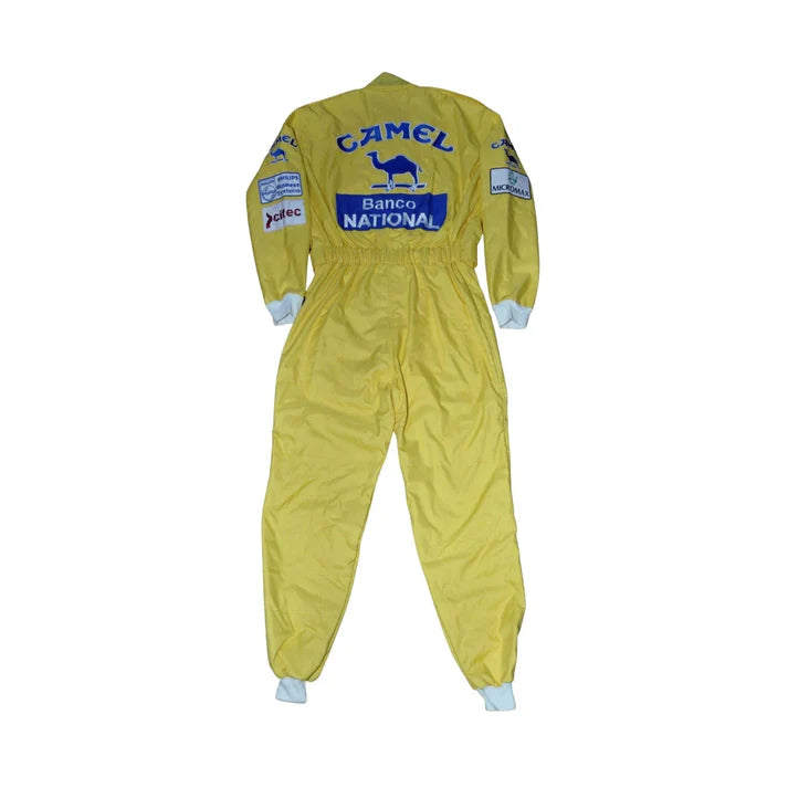 Ayrton Senna 1987 Camel Embroidery Monaco GP f1 race suit