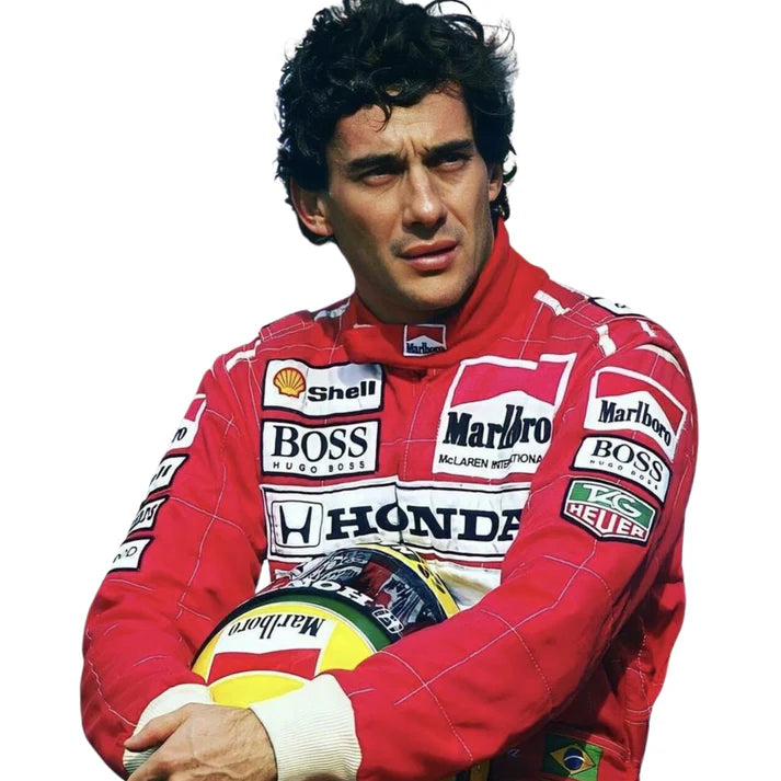 Ayrton Senna 1991 Embroidery Mclaren f1 suit