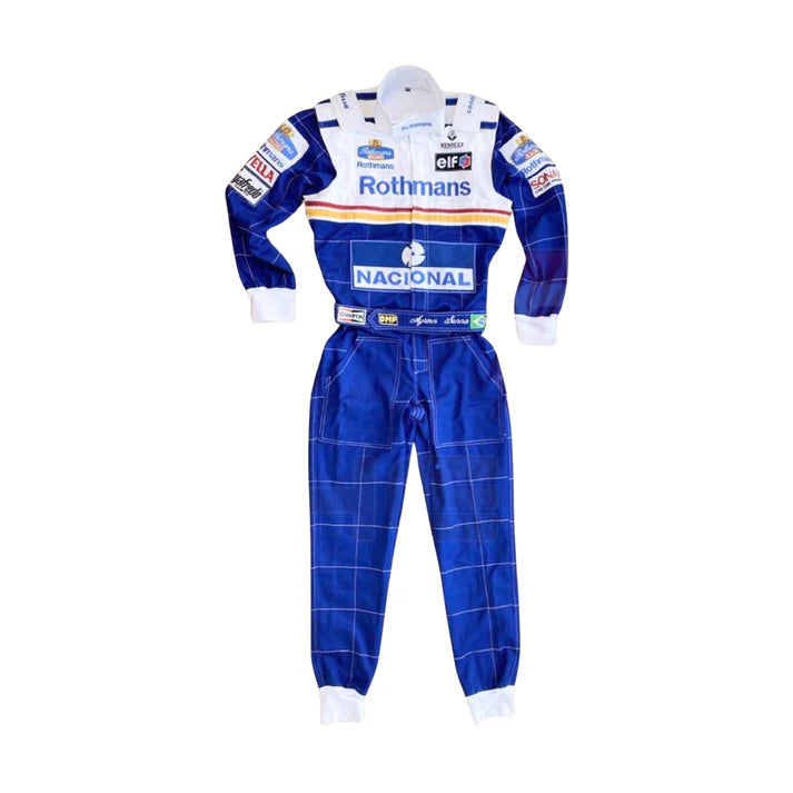 Ayrton Senna 1994 Rothmans Williams f1 race suit