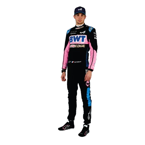 Esteban Ocon 2024 BWT Alpine f1 race suit