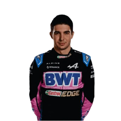 Esteban Ocon 2023 BWT Alpine f1 race suit