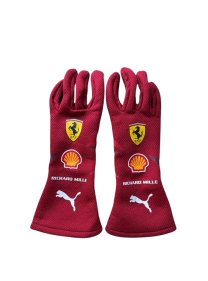 2025 F1 Scuderia Ferrari Hp Las Vegas Racing Gloves