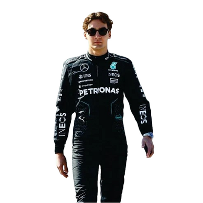 George Russell 2024 Mercedes f1 suit