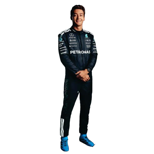 George Russell 2025 Mercedes f1 suit