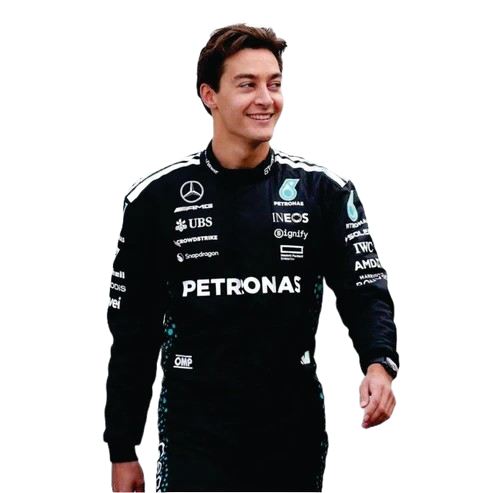 George Russell 2025 Mercedes f1 suit