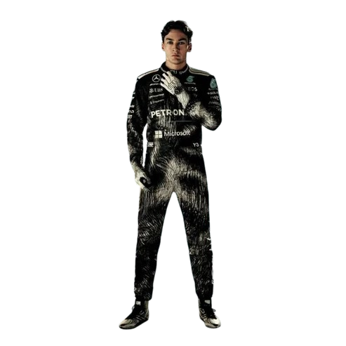 George Russell adidas Y-3 New Mercedes 2026 F1 Suit