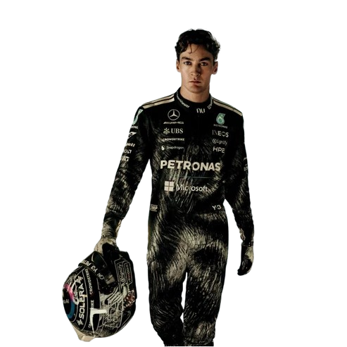 George Russell adidas Y-3 New Mercedes 2026 F1 Suit