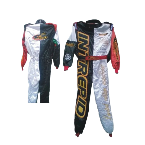 INTREPID Go Kart Race Suit Embroidery