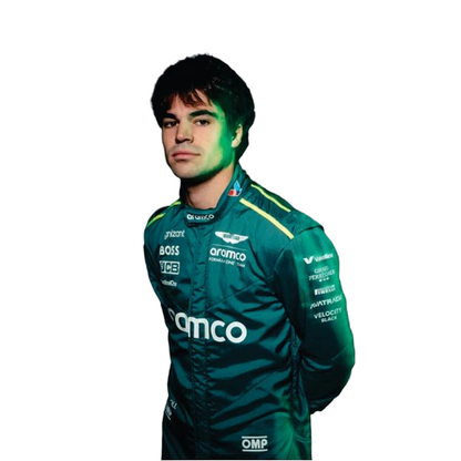 Lance Stroll 2024 Aston Martin f1 race suit