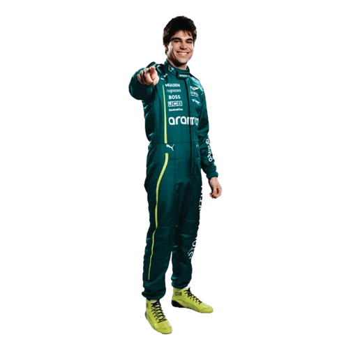 Lance Stroll 2025 Aston Martin f1 race suit