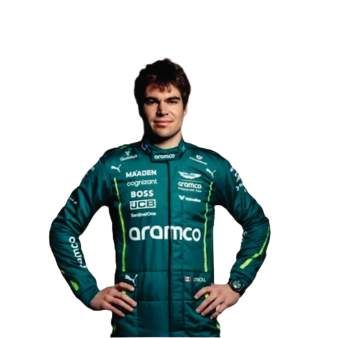 Lance Stroll 2025 Aston Martin f1 race suit