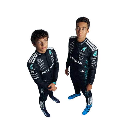 George Russell 2025 Mercedes AMG F1 Race Sui