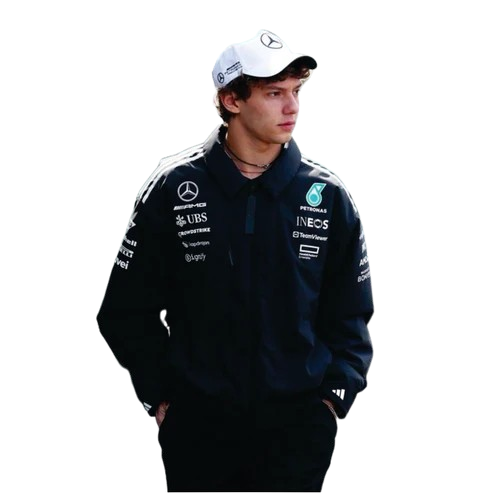 Mercedes 2025 petronas adidas F1 jacket black