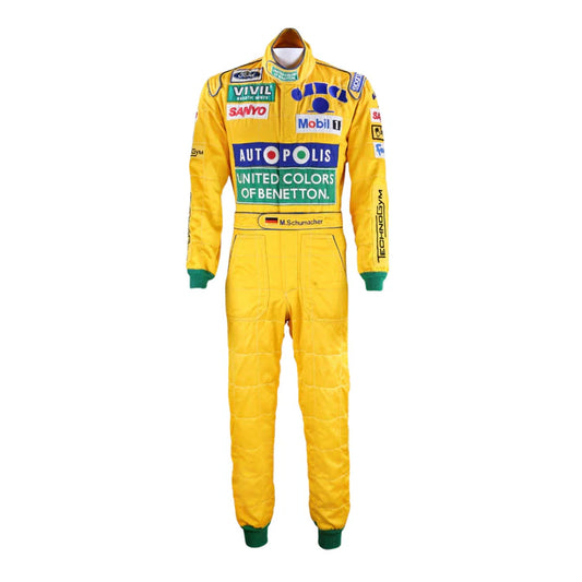 Michael Schumacher 1992 Embroidery Benetton f1 suit
