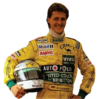 Michael Schumacher 1992 Embroidery Benetton f1 suit
