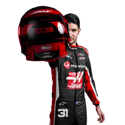 2025 Esteban Ocon MoneyGram Haas F1 Team Racing suit