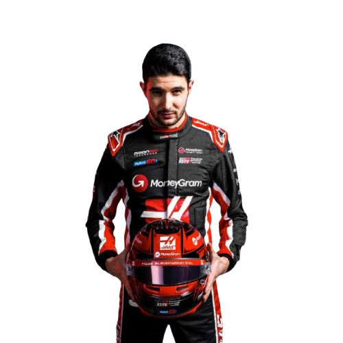 2025 Esteban Ocon MoneyGram Haas F1 Team Racing suit