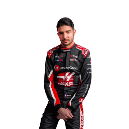2025 Esteban Ocon MoneyGram Haas F1 Team Racing suit