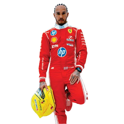 NEW 2026 Lewis Hamilton Ferrari HP F1 Race Suit Replica