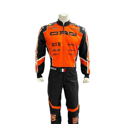 New 2022 CRG Go Kart Overall Sublimation Printed Racing Suit